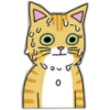 Наклейка кошка 18