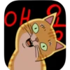 Наклейка кошка 20