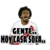 GENTE..
HOY CASA SOLA..