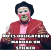 y@oyesss_batman
NO ES OBLIGATORIO
MANDAR UN
STICKER