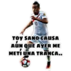 10
TOY SANO CAUSA
AUN QUE AYER ME
METI UNA TRANCA..
10)