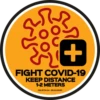。
C
K
FIGHT
+
COVID-19
KEEP DISTANCE
1-2 METERS
KM.ISTN.04-29.03.2020