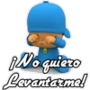 ¡No quiero
Levantarme!