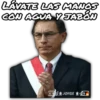 LÁVATE LAS MANOS CON AGUA Y CON JABÓN