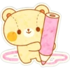 POP teddy bear(line) 23