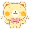 POP teddy bear(line) 24