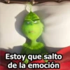 Estoy que salto
de la emoción