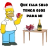 QUE ELLA SOLO
TENGA OJOS
PARA MI