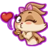 kisses sticker 21