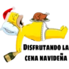 DISFRUTANDO LA
CENA NAVIDEÑA