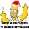 ESTÓ ES LO QUE PIENSO DE
TU REGALO DE INTERCAMBIO
