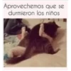 Aprovechemos que se
durmieron los niños