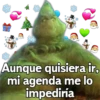 Aunque quisiera ir,
mi agenda me lo
impediría