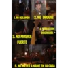 SMTENIDOS
1. NO QUILOMBO 2. NO DROGAS
4CAS CON
DISCRESIÓN •
3. NO MUSICA
FUERTE
5. NO METER A NADIE EN LA CASA