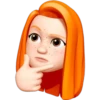 Memoji de pelo naranjo 4