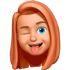 Memoji de pelo naranjo 5