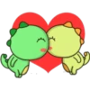 Dino love Kawaii 9