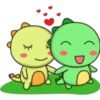 Dino love Kawaii 12