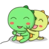 Dino love Kawaii 13