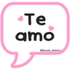 •Te
amo
@Mycute_stickers