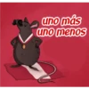 uno más
uno menos