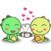 Dino love Kawaii 16