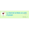 La Sed de la Mala se unió
al grupo
09:00 ✓