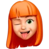 Memoji de pelo naranjo 12