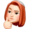 Memoji de pelo naranjo 13
