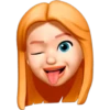 Memoji de pelo naranjo 16