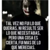 30
TAL VEZ NO FUI LO QUE
QUERIAS, NI RESULTE SER
LO QUE NECESITABAS,
PERO UNA COSA ES
CIERTA, FUI MAS DE LO
QUE MERECIAS.