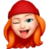 Memoji de pelo naranjo 19