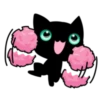 ☆C☆  1 BLACK Kitty 12