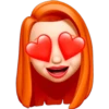 Memoji de pelo naranjo 21