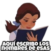 AQUÍ ESCRIBO LOS
nomBRES DE ESAS