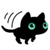 ☆C☆  1 BLACK Kitty 14