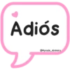 Adiós
@Mycute_stickers