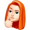 Memoji de pelo naranjo 24