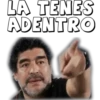 LA TENES
ADENTRO