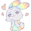 Rainbow Rabbit 25