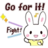 Go for it!
Fight!
5)