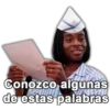 Conozco algunas
de estas palabras