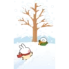 Spoiled Rabbit Big Sticker Winter 21