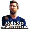 AQUÍ NO ES
COMO ESPERABA