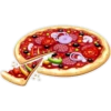 Кусок с соусом