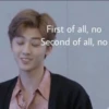 First of all, no
Second of all, no