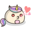 Mochi unicornio emoji 17