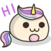 Mochi unicornio emoji 22