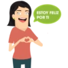 ESTOY FELIZ
POR TI