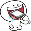 Smile Person Big Mouth 24